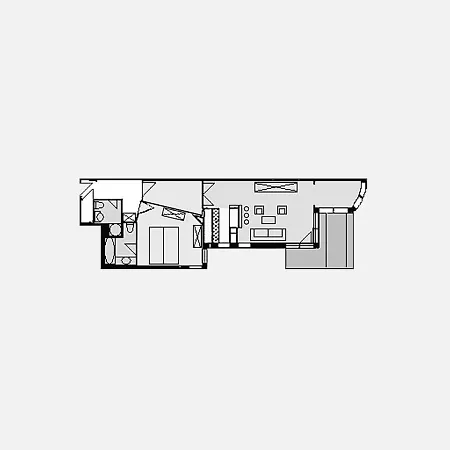 Apartament Kaiservillen Heringsdorf - Mit 1 Schlafzimmer Und Balkon P6 Neuhof (Heringsdorf)